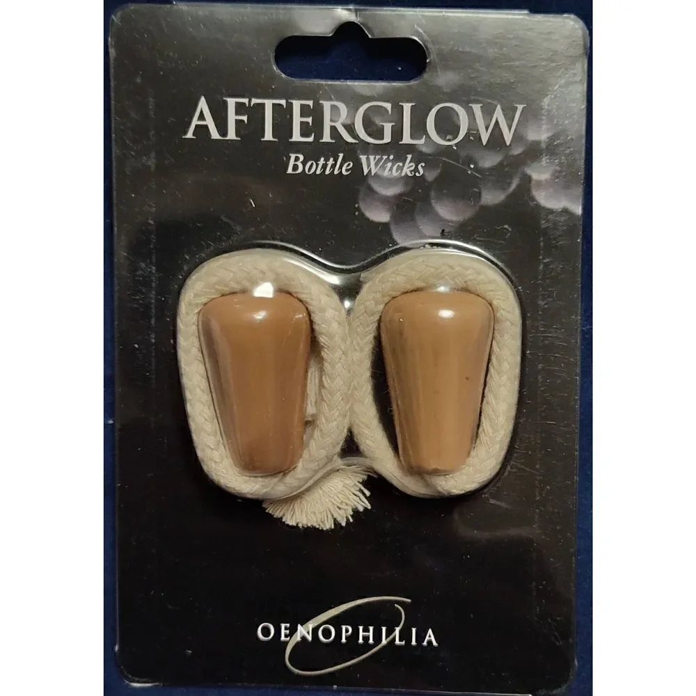 Oenophilia Afterglow Wine Bottle Wicks ceramic Convert Bottle into a Candle New
